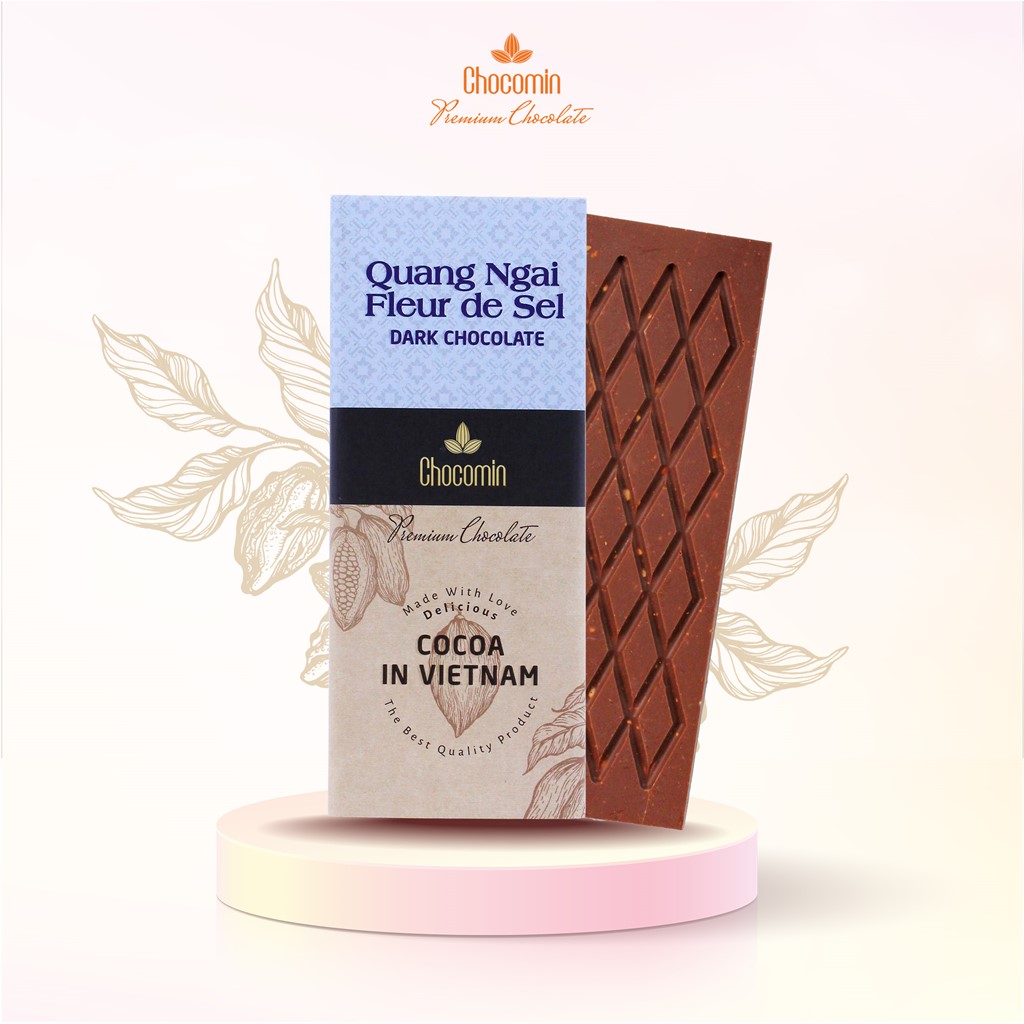 Picture of QUANG NGAI FLEUR DE SEL DARK CHOCOLATE